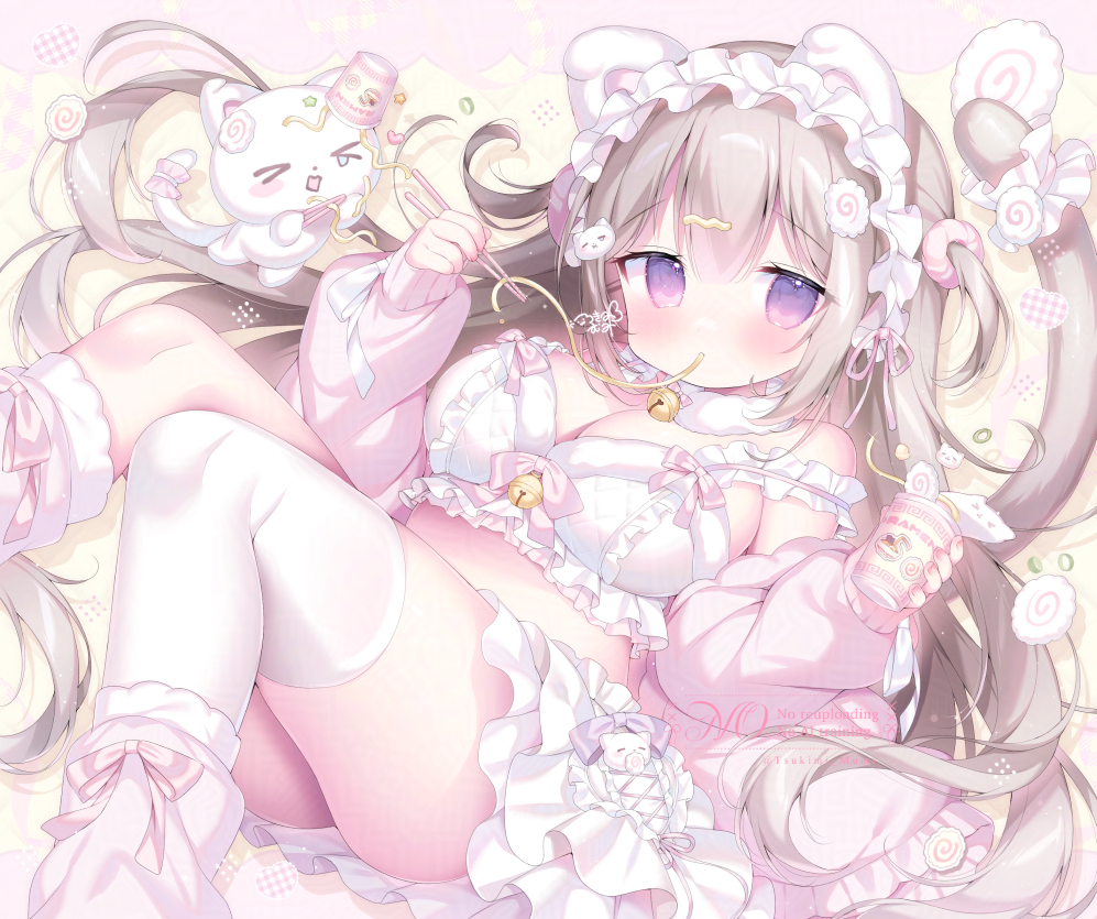 This is a pixiv picture whose title is かぷめん…んま…🍥.