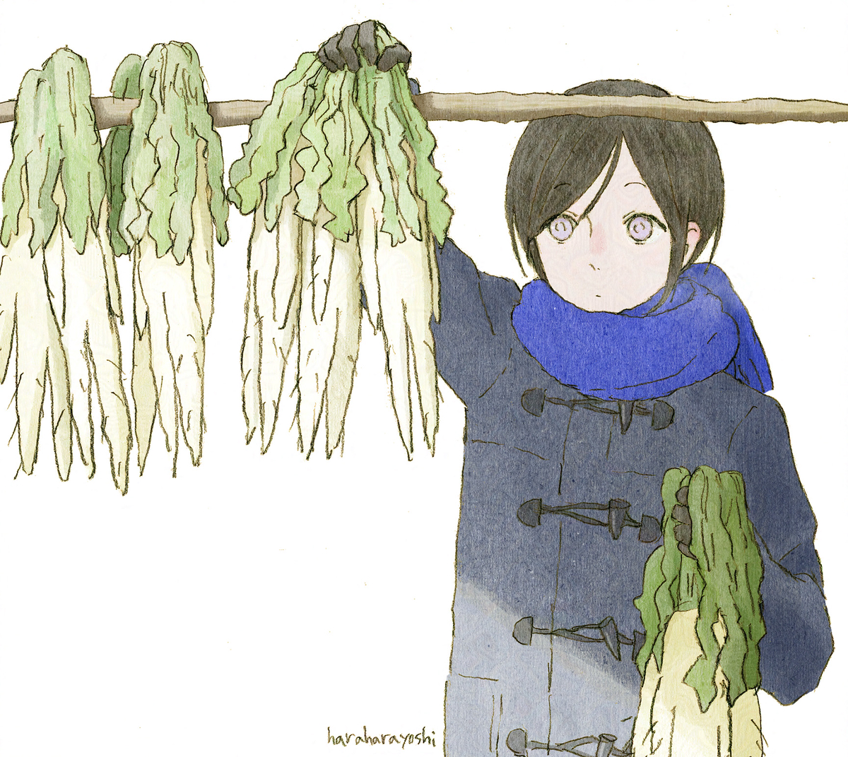 This is a pixiv picture whose title is 薬研.