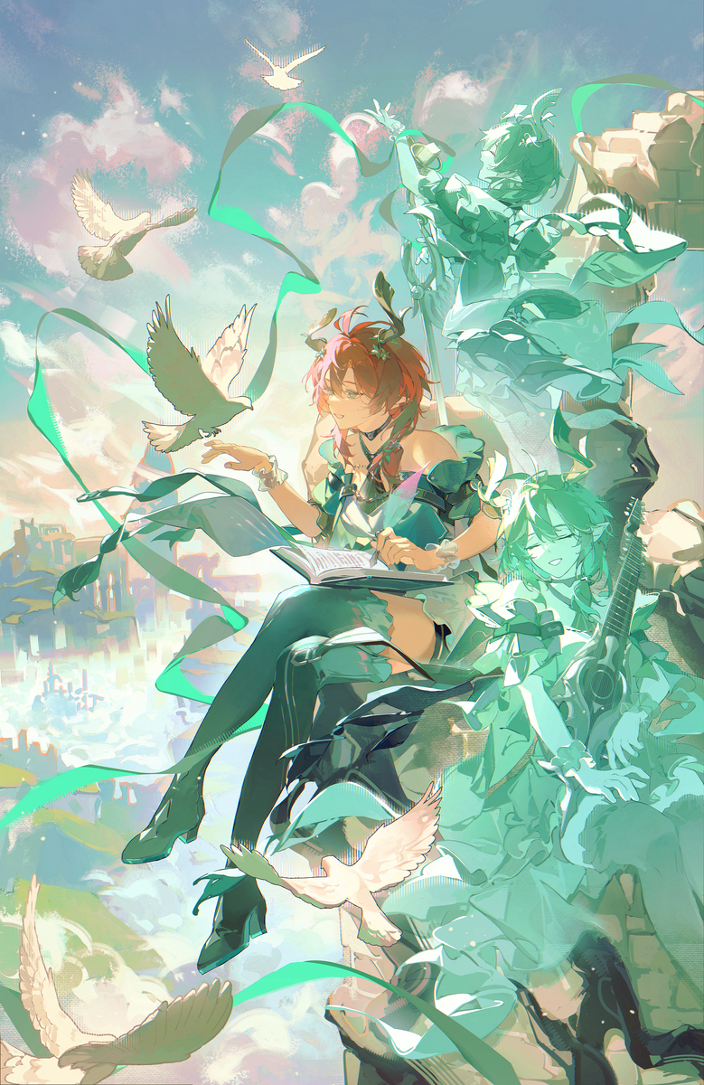 This is a pixiv picture whose title is シャコンヌ.