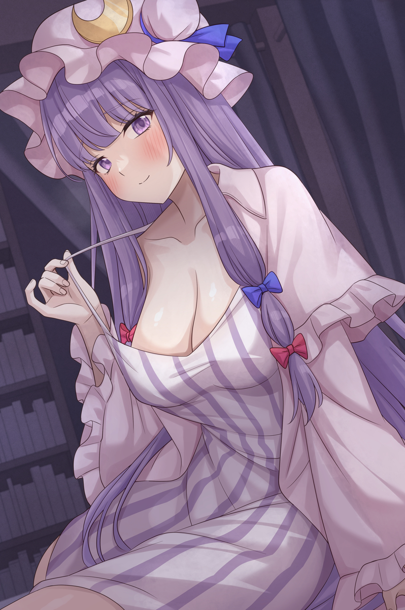 This is a pixiv picture whose title is パチュリー.