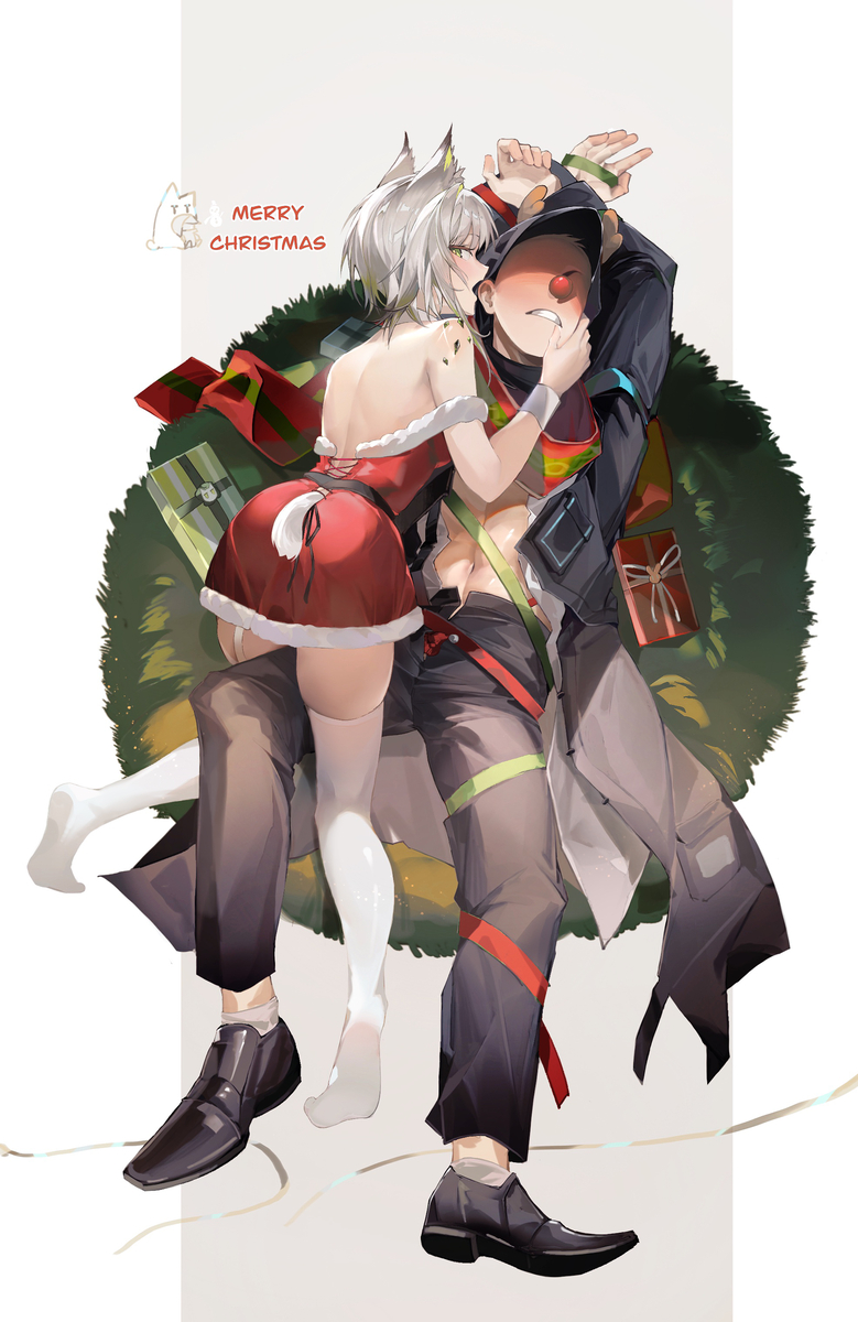 This is a pixiv picture whose title is PRESENT.