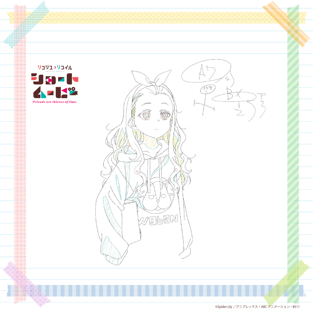 This is a pixiv picture whose title is 原画：ショートムービー第6話④.