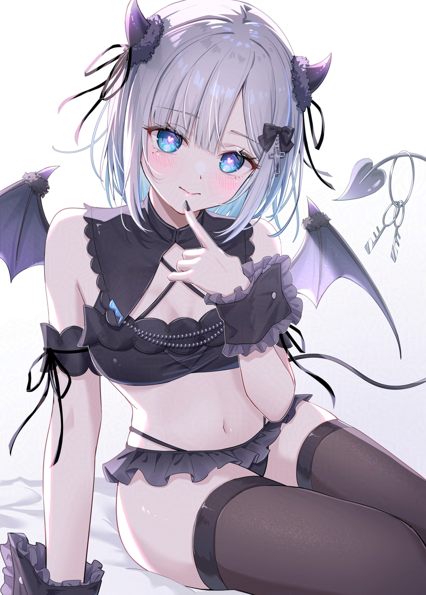 This is a pixiv picture whose title is eスポーツのサキュバスさん.