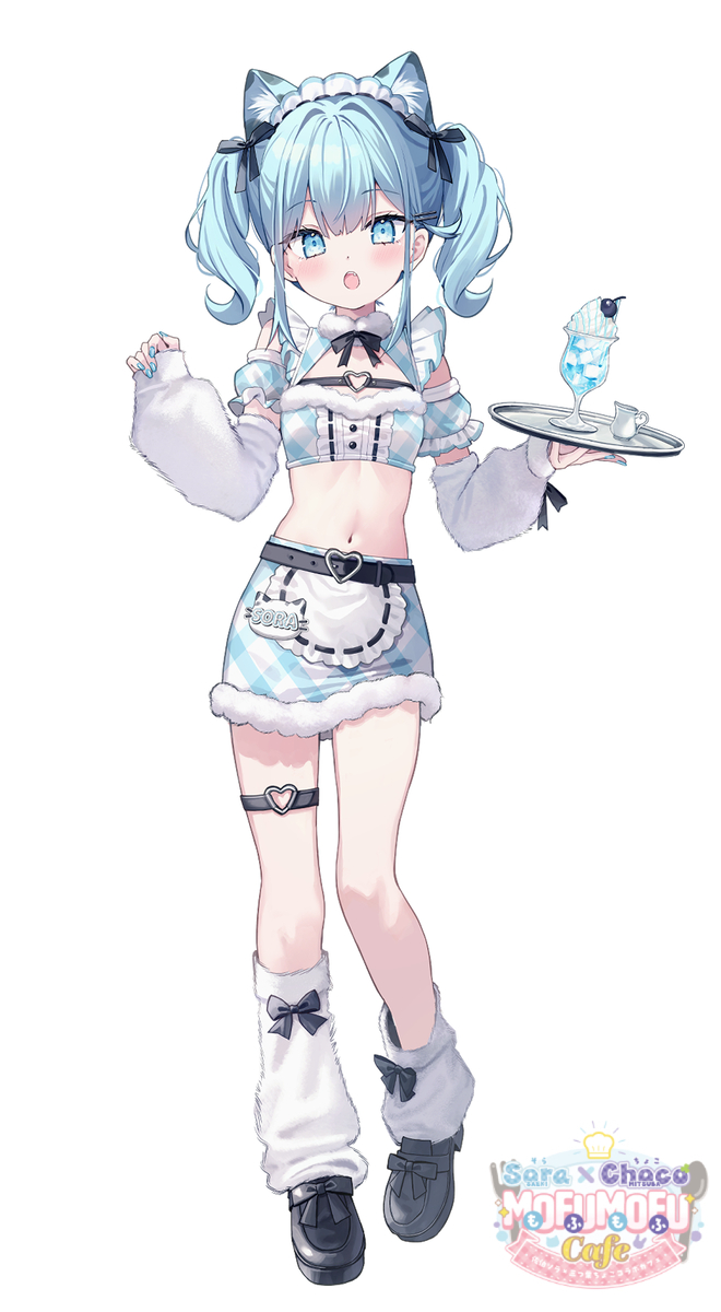 This is a pixiv picture whose title is もふもふメイド.