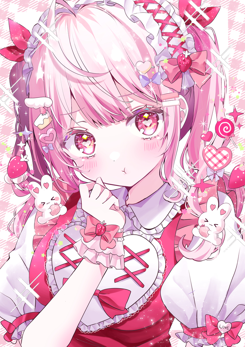 This is a pixiv picture whose title is 🍓.