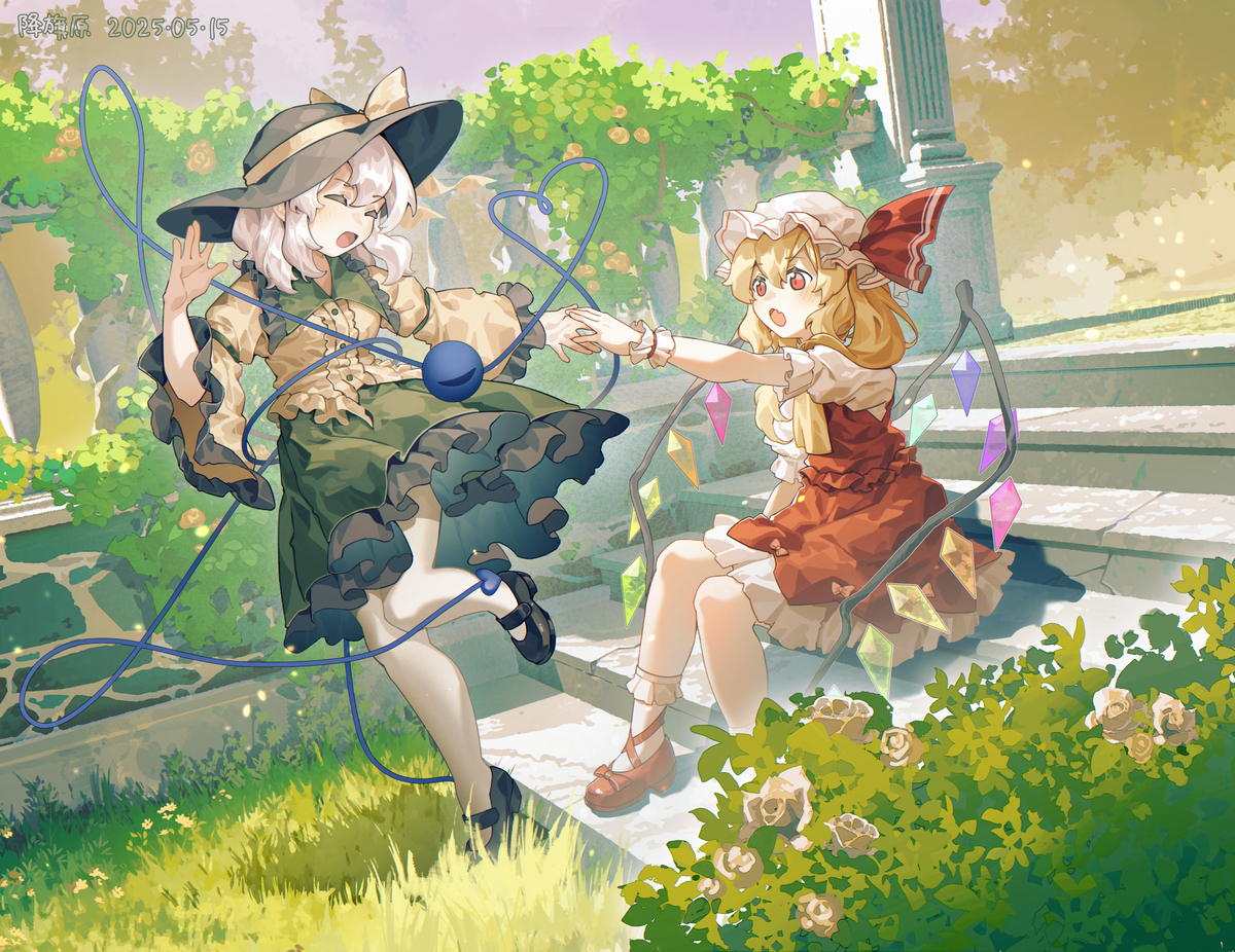 This is a pixiv picture whose title is 相遇.