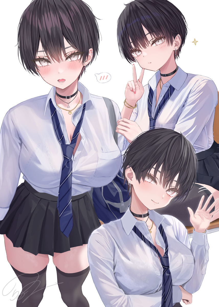 This is a pixiv picture whose title is ボーイッシュギャルちゃん.