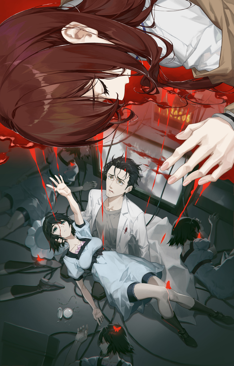 This is a pixiv picture whose title is Steins;Gate.
