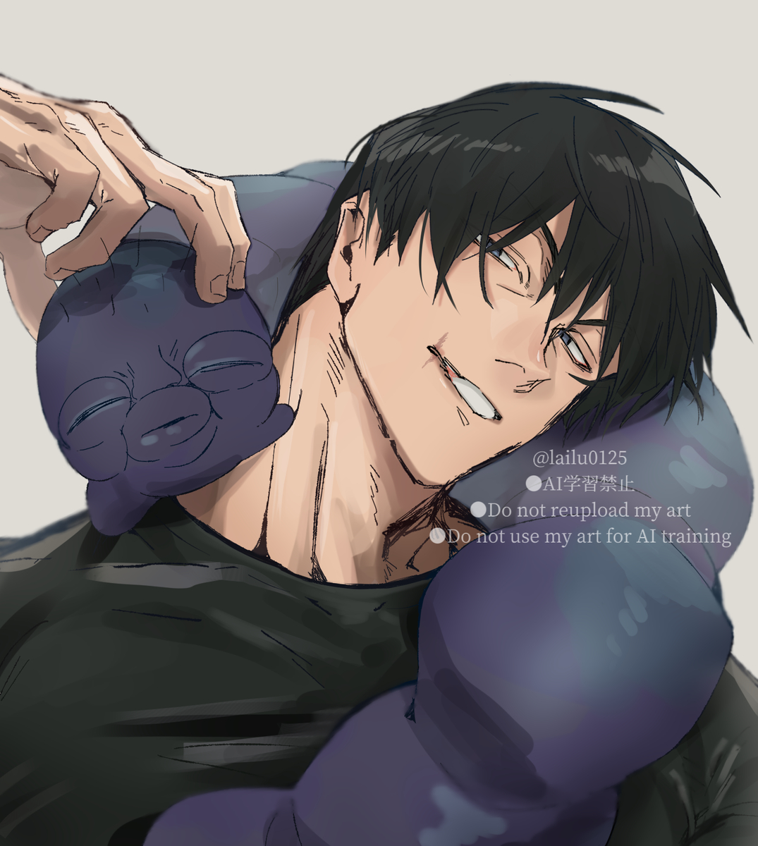 This is a pixiv picture whose title is 相棒.