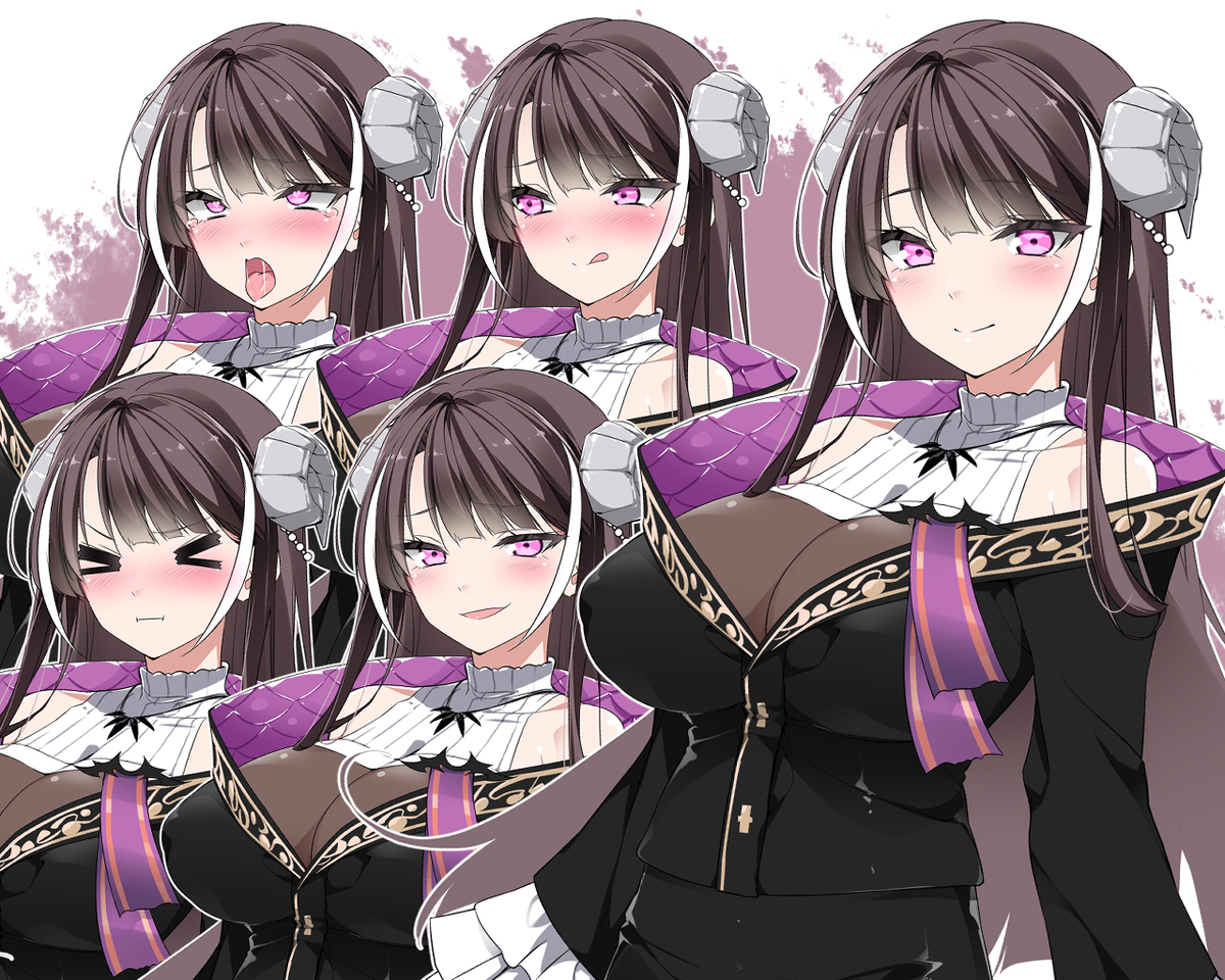 This is a pixiv picture whose title is アンジーさん立ち絵素材.