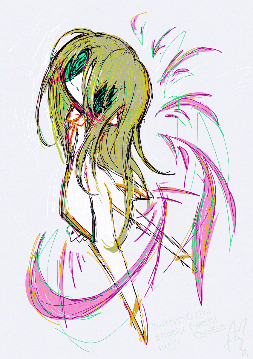 This is a pixiv picture whose title is 無題.