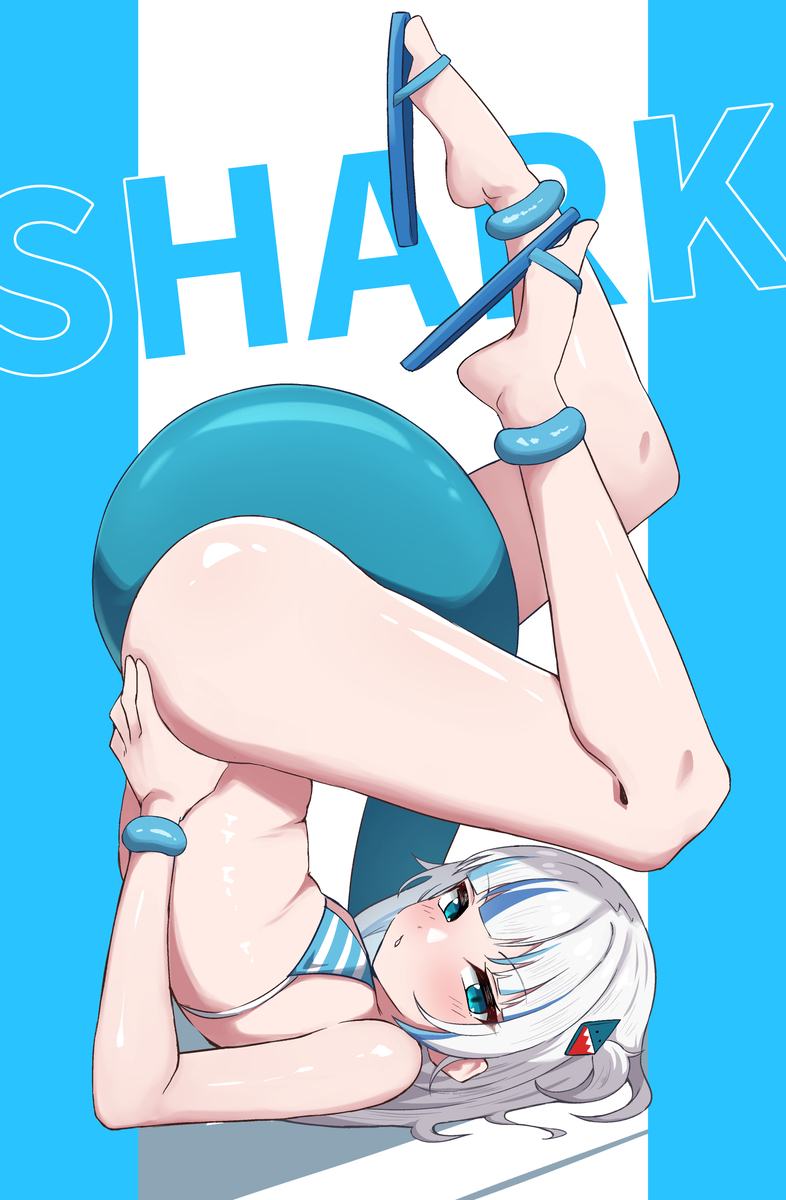 This is a pixiv picture whose title is GawrGura.