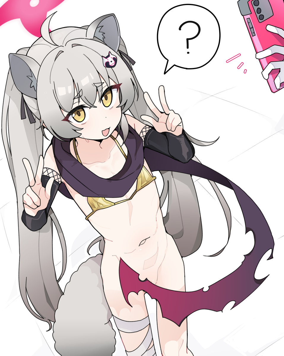 This is a pixiv picture whose title is アプリに弱いミチルちゃん.