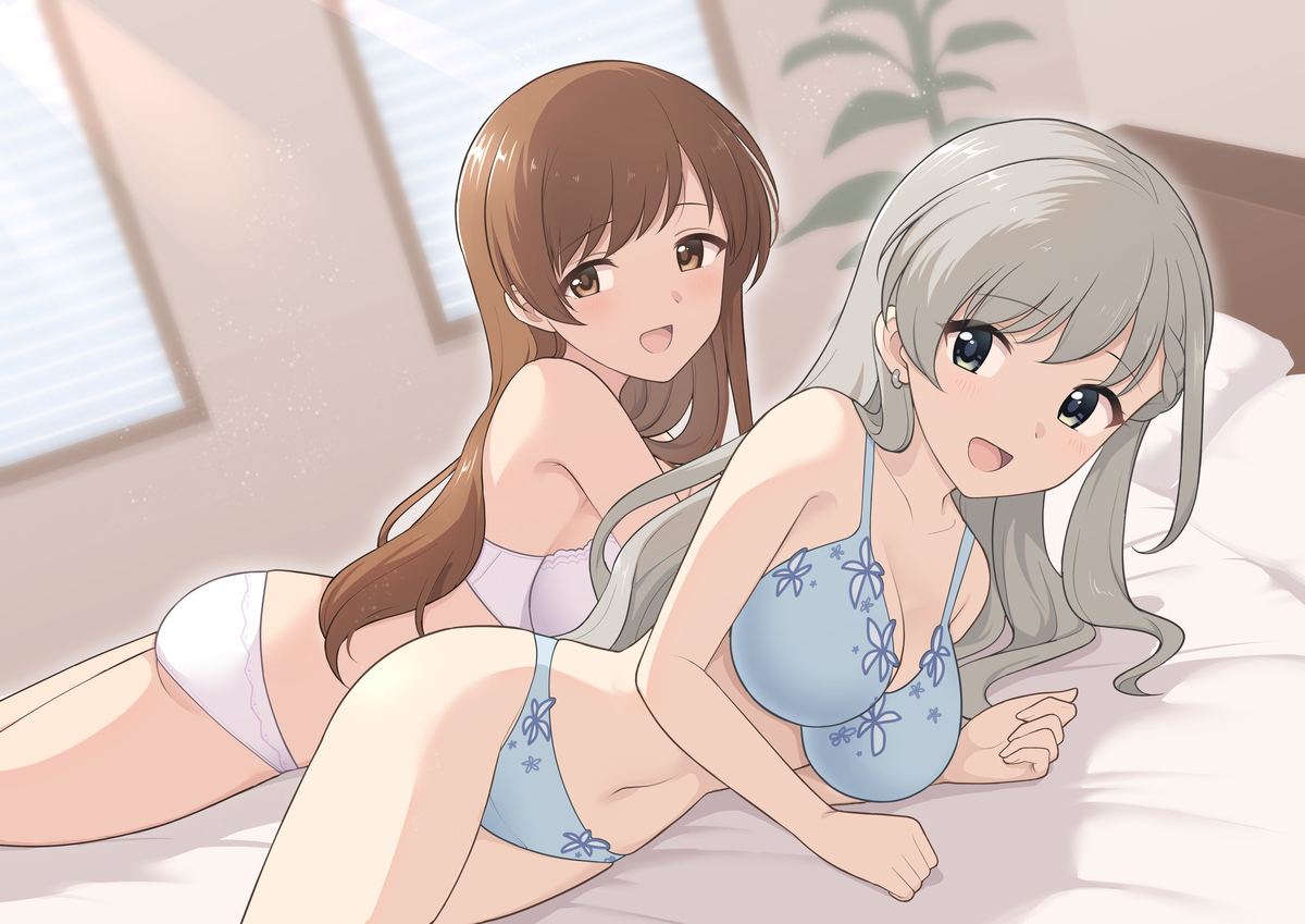 This is a pixiv picture whose title is はーちゃんと美波さん.