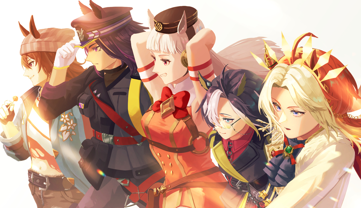 This is a pixiv picture whose title is 黄金一族.