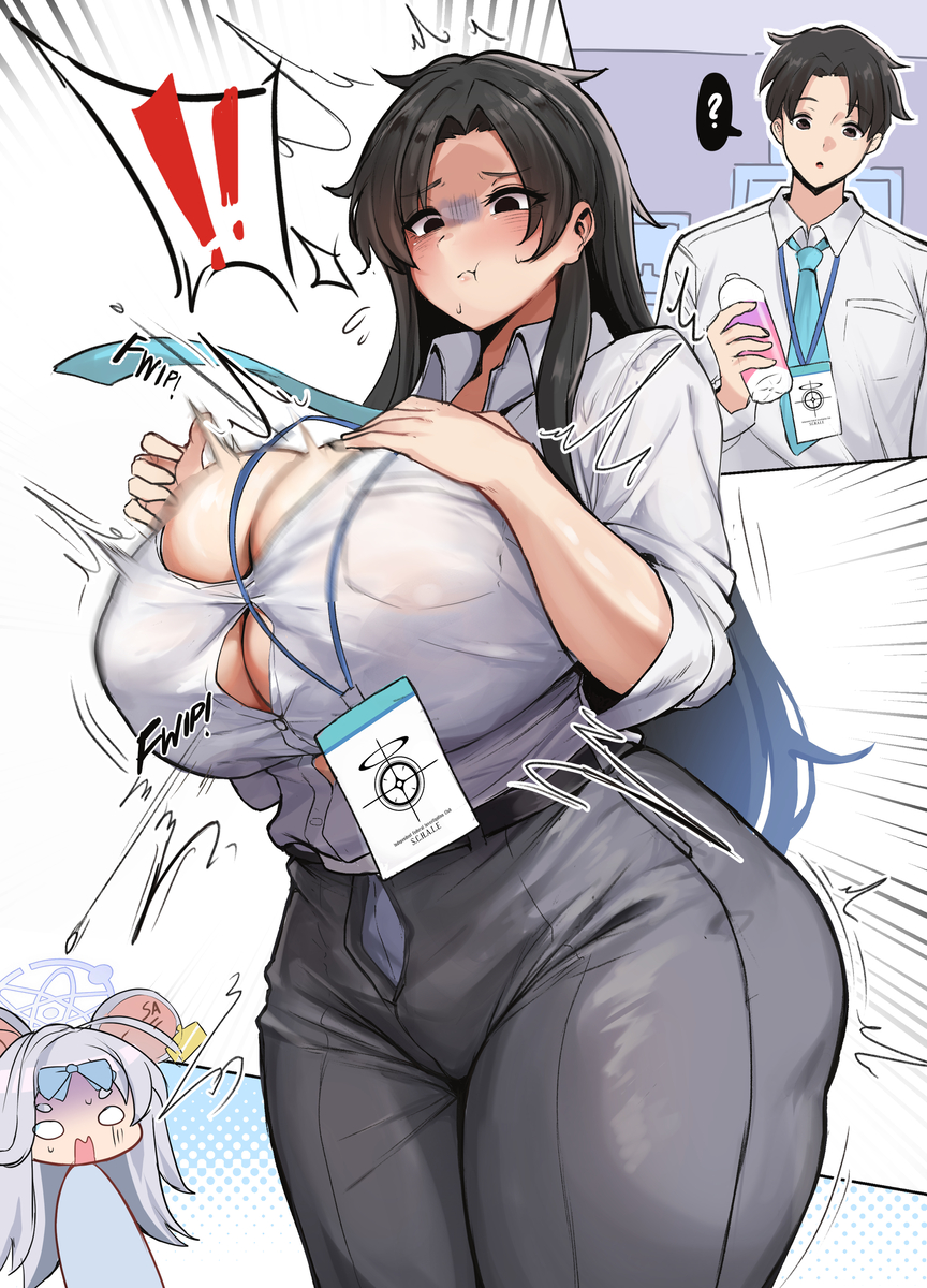 This is a pixiv picture whose title is 先生 TSF.