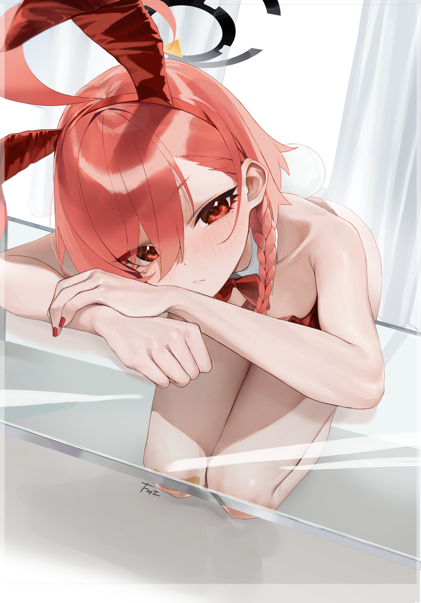 This is a pixiv picture whose title is 「 … 」+ FANBOX OPEN.