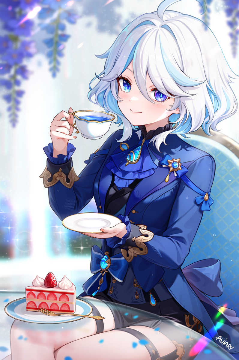 This is a pixiv picture whose title is Furina.