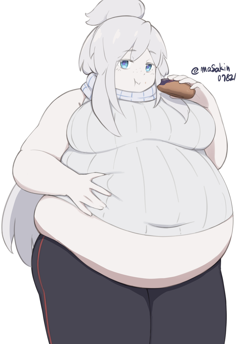This is a pixiv picture whose title is ぽっちゃりに強化したドゥー.