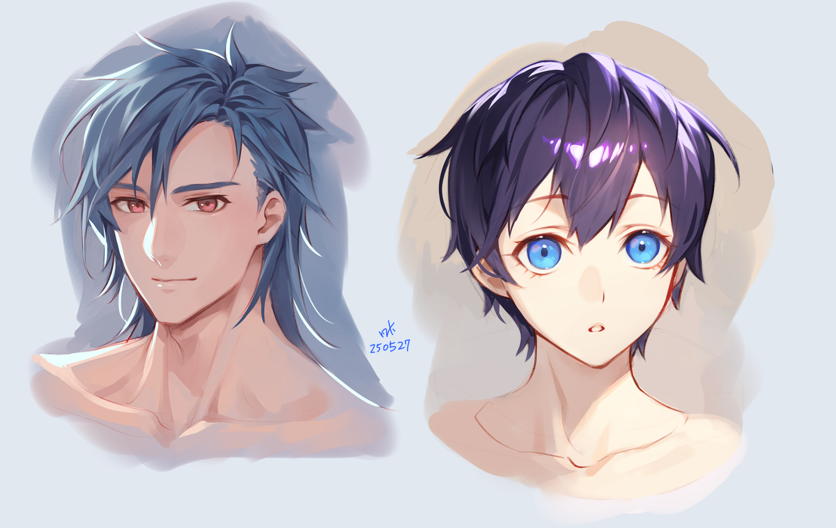 This is a pixiv picture whose title is 練習.
