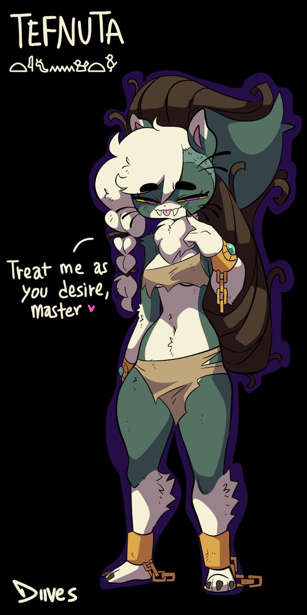 This is a pixiv picture whose title is Tefnuta, The Scent Nephilim.