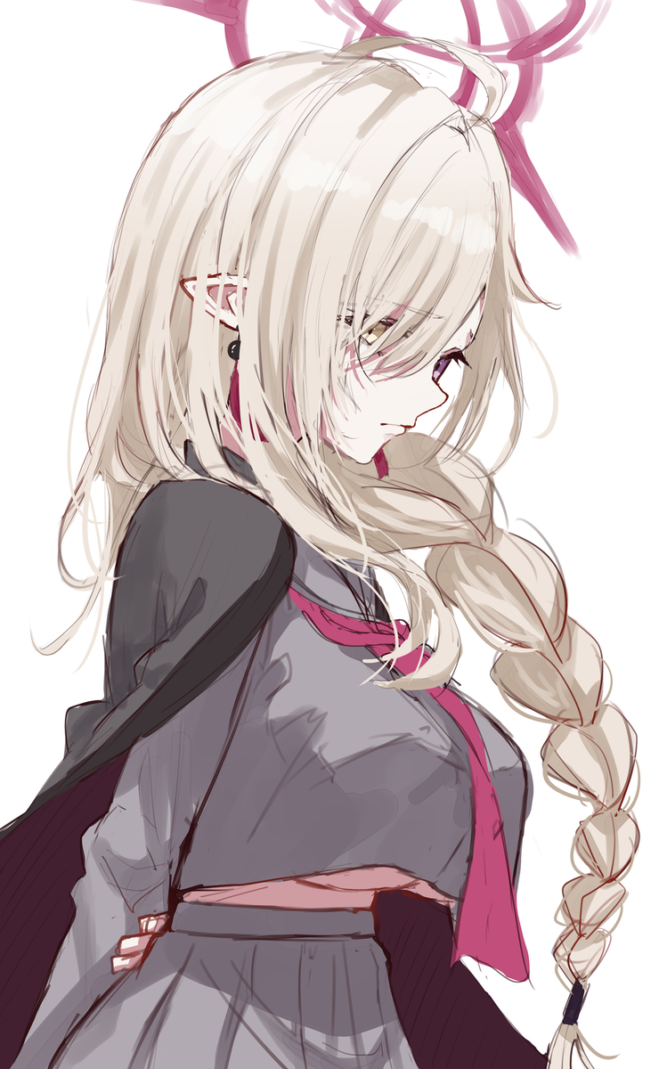 This is a pixiv picture whose title is アヤメ.