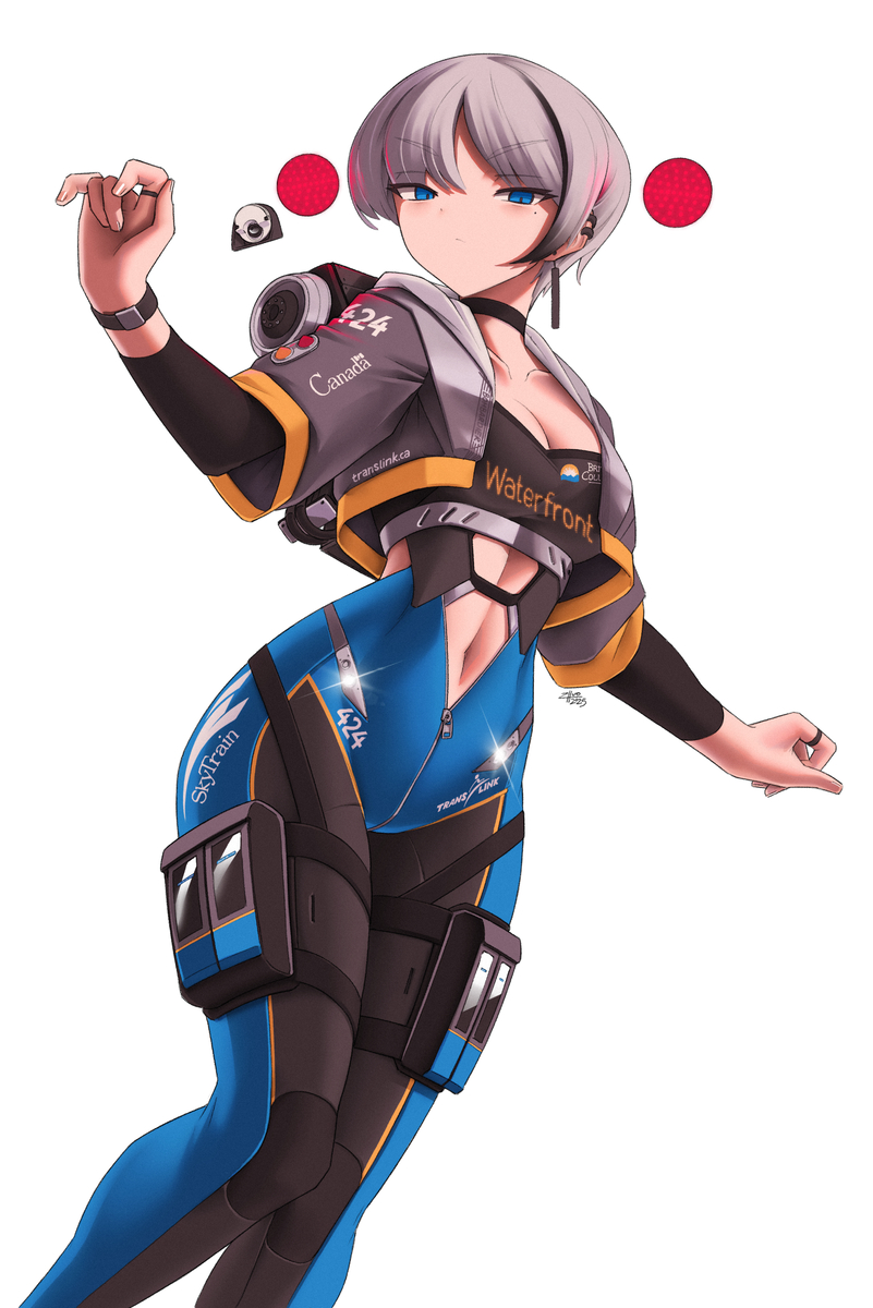 This is a pixiv picture whose title is vancouver skytrain.