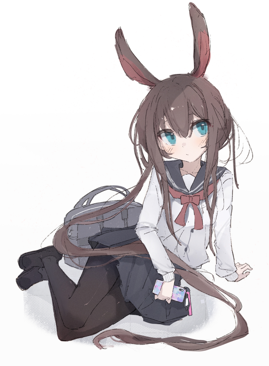 This is a pixiv picture whose title is Amiya.