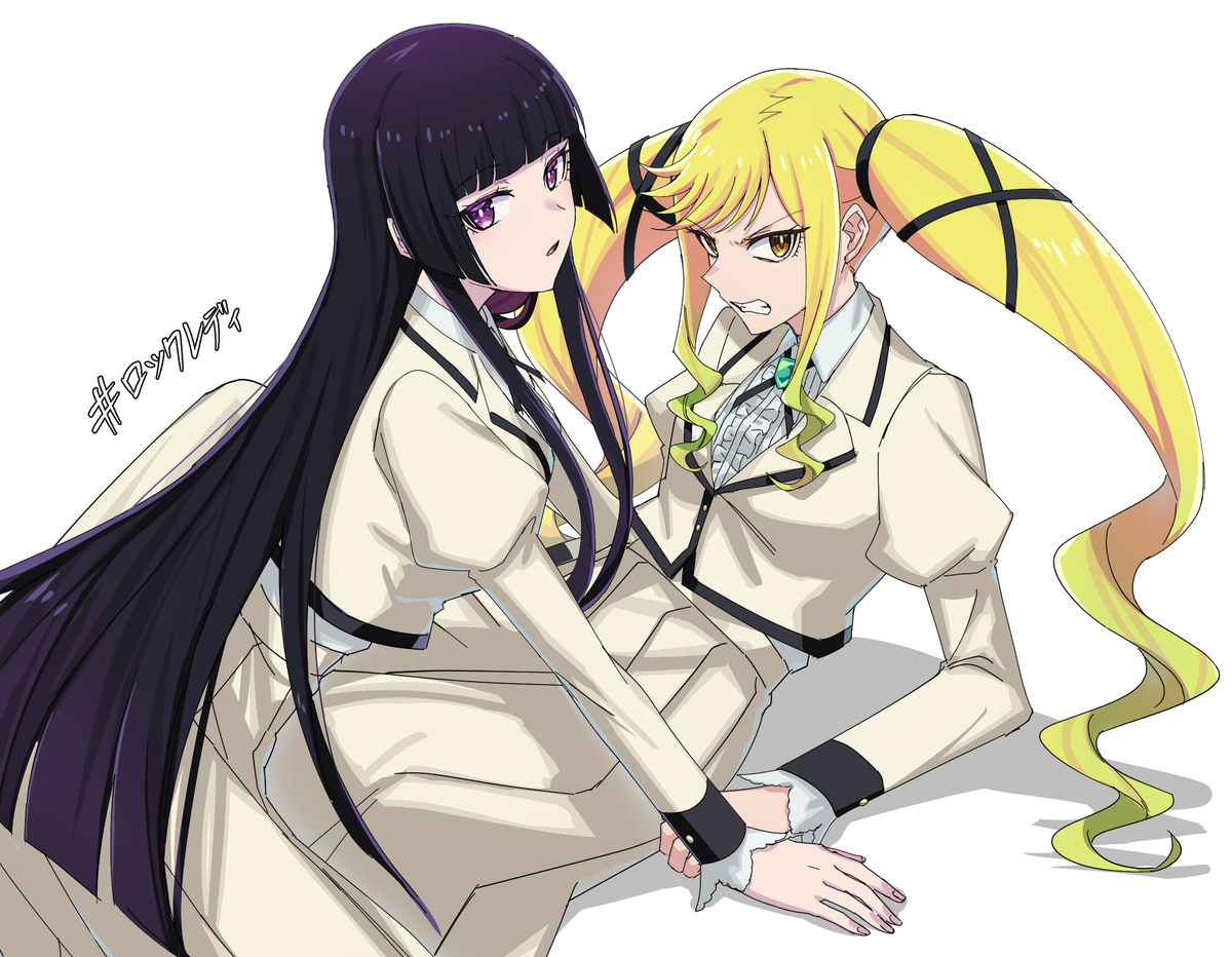 This is a pixiv picture whose title is ロックレディ.