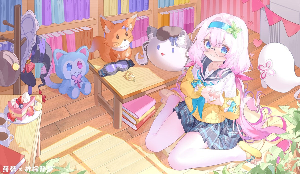 This is a pixiv picture whose title is 香香软软小薄荷.