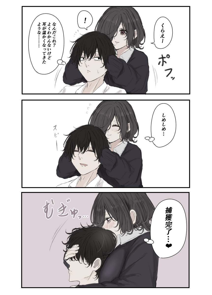 This is a pixiv picture whose title is 捕獲作戦.