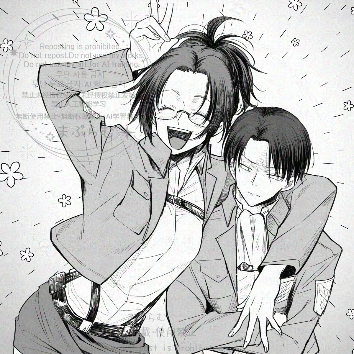 This is a pixiv picture whose title is リヴァハン.