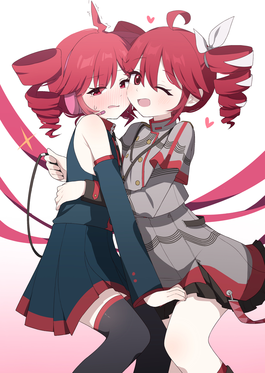 This is a pixiv picture whose title is 重音テト.