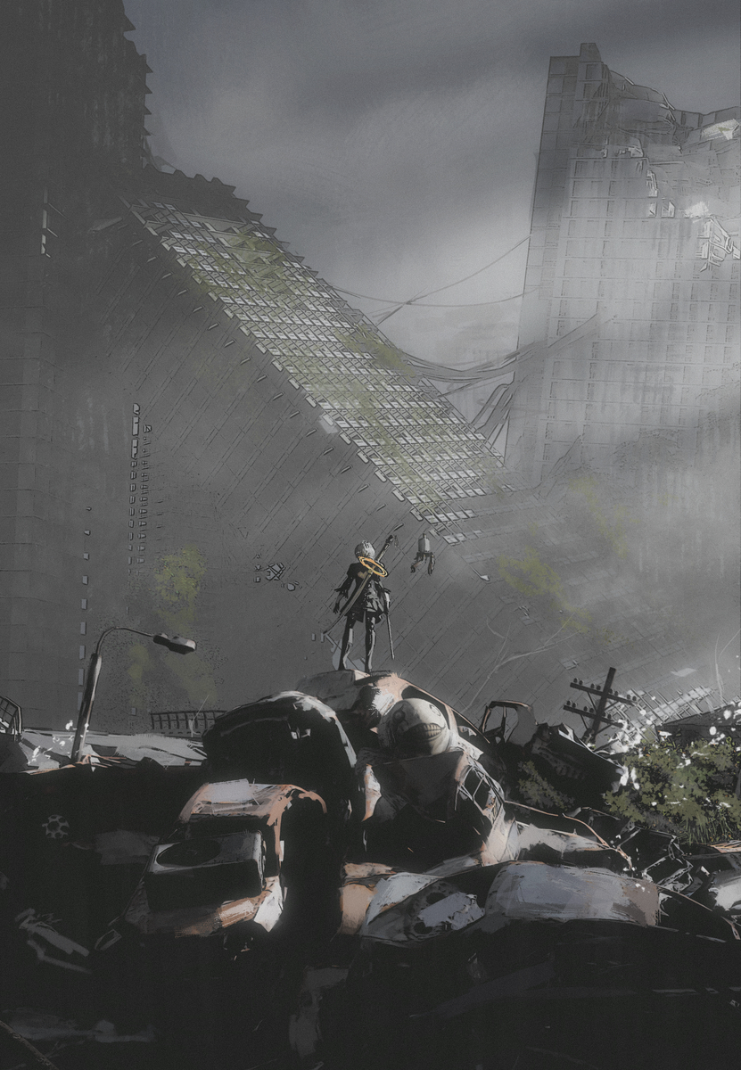 This is a pixiv picture whose title is NieR.