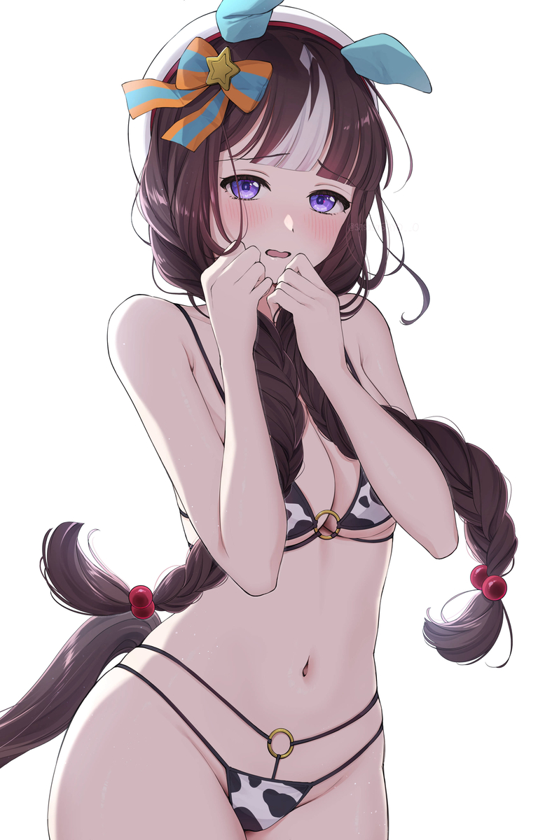 This is a pixiv picture whose title is 牛柄ビキニのタルマエ.