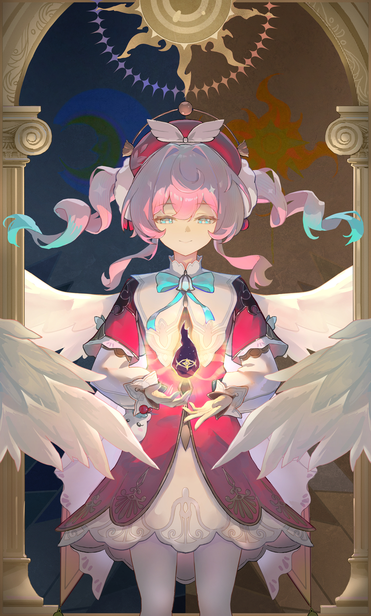 This is a pixiv picture whose title is 风堇.