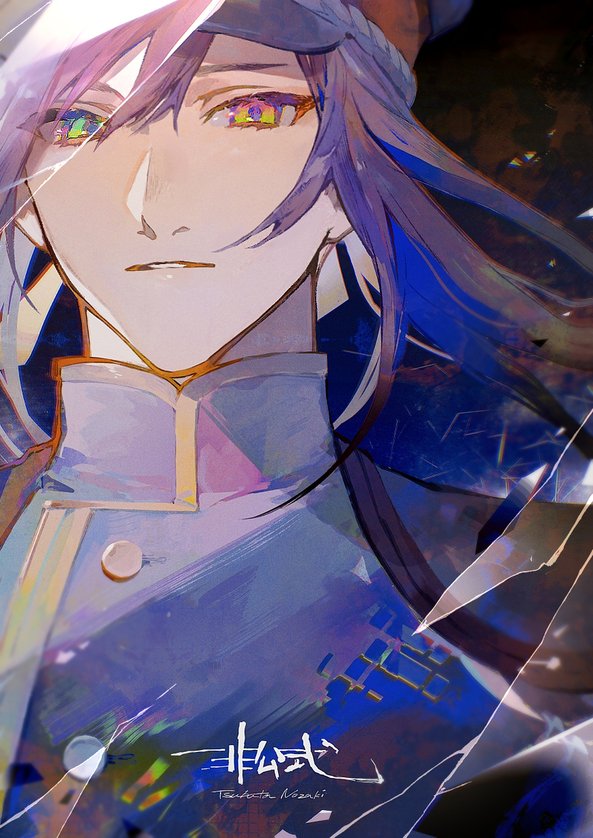 This is a pixiv picture whose title is 面影.