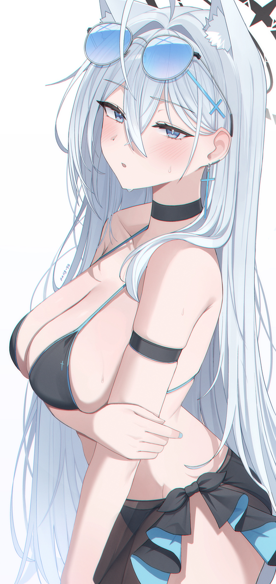 This is a pixiv picture whose title is シロコ.