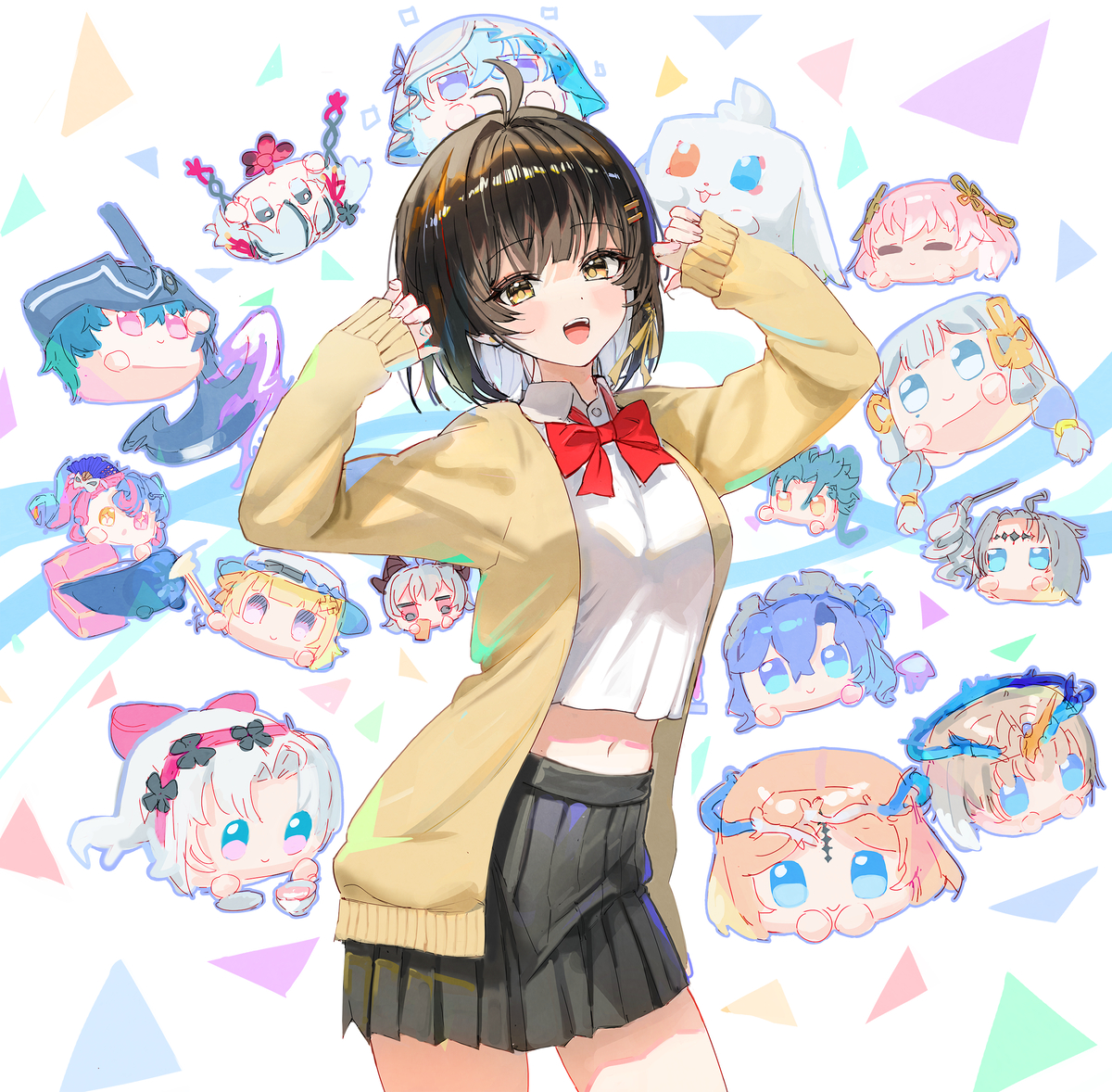 This is a pixiv picture whose title is 漂泊者.