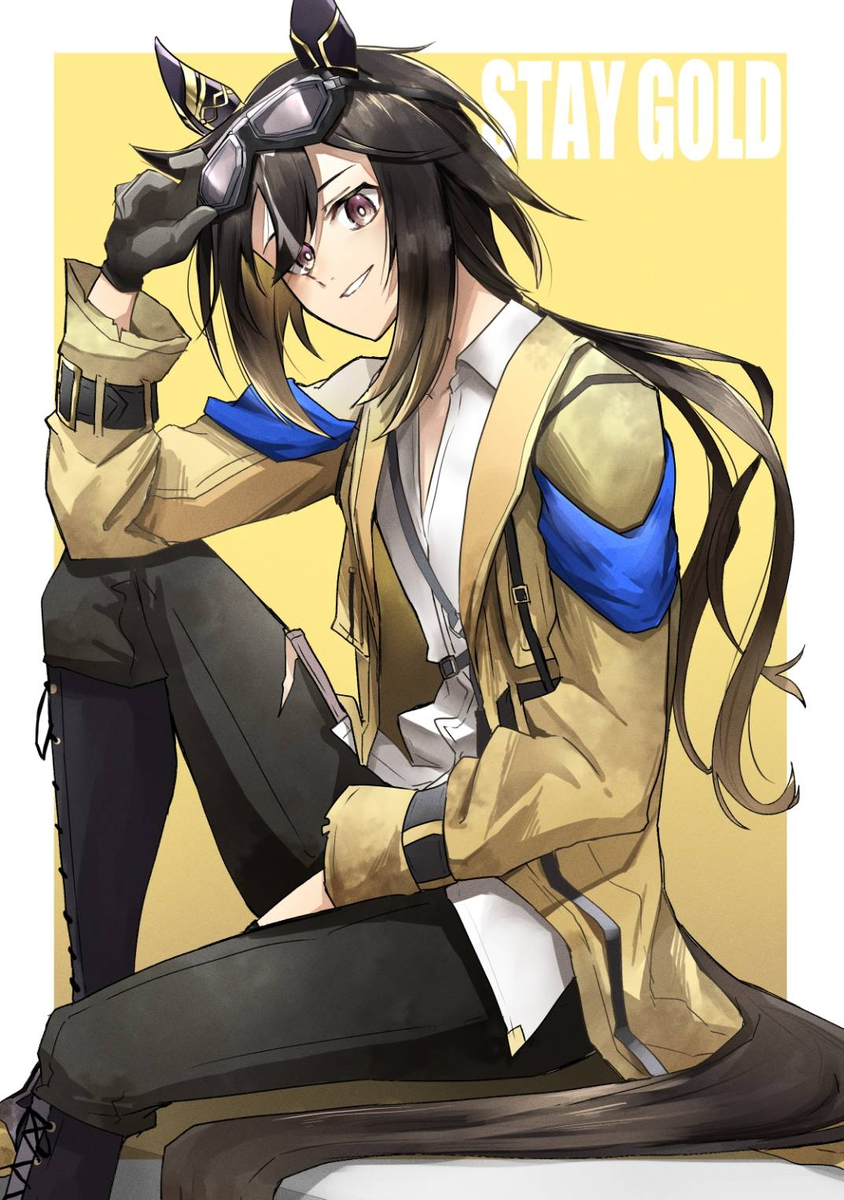This is a pixiv picture whose title is STAY GOLD.