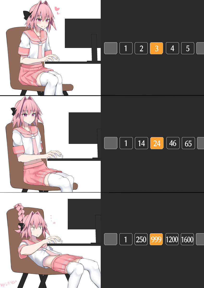 This is a pixiv picture whose title is アストルフォくんのらくがきとか.