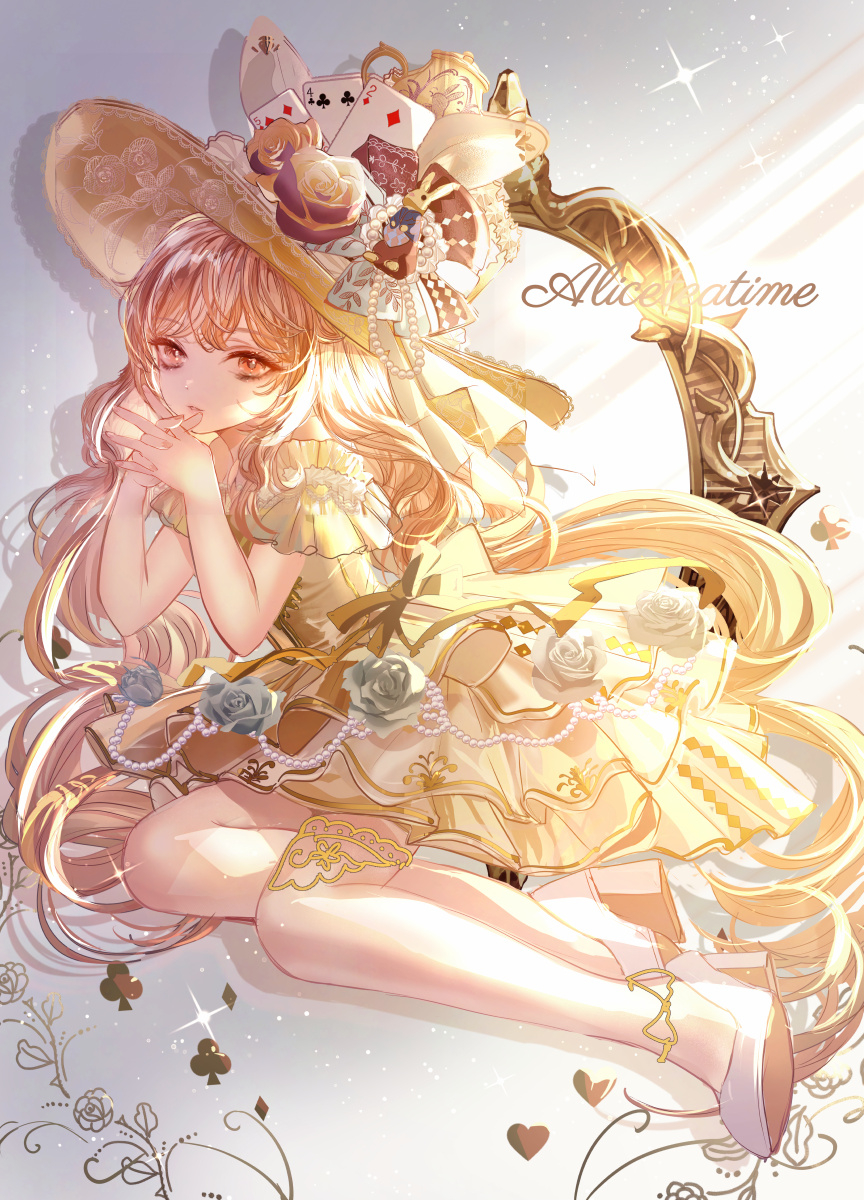 This is a pixiv picture whose title is Alice teaparty☕ witch.