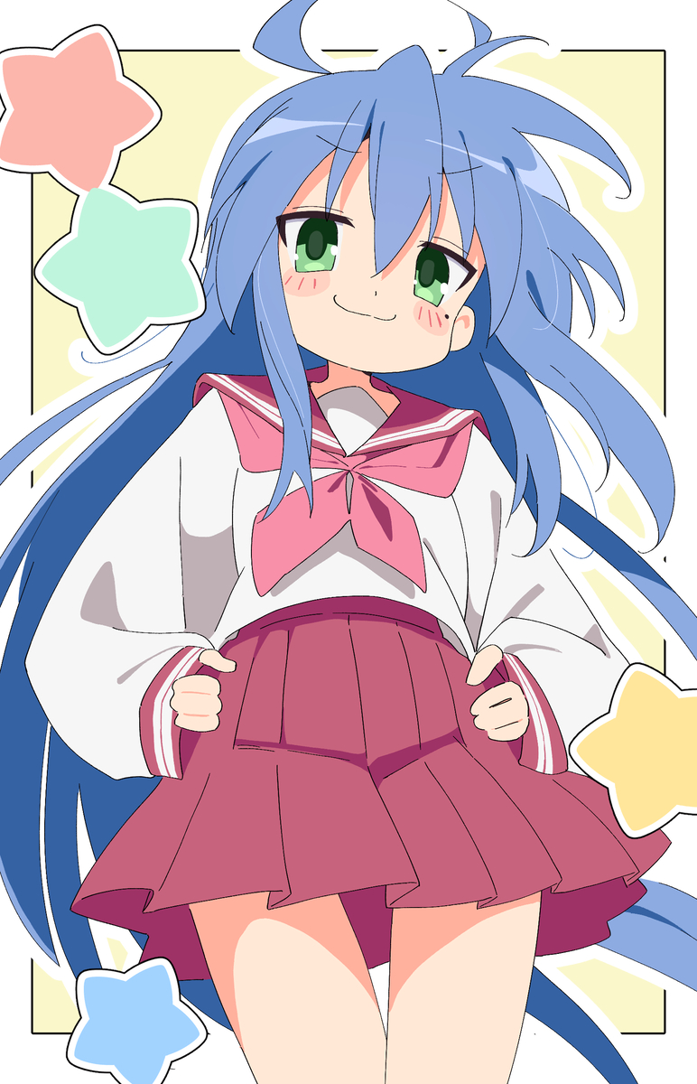 This is a pixiv picture whose title is こなた.