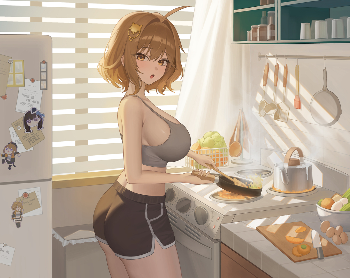 This is a pixiv picture whose title is Anis 🍽️.