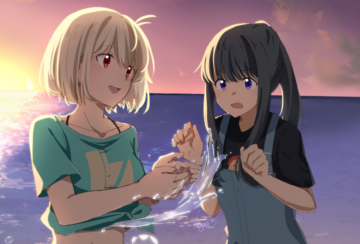 This is a pixiv picture whose title is Hawaii.