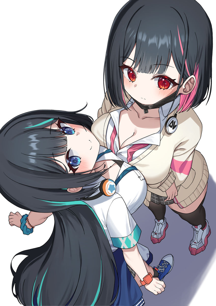 This is a pixiv picture whose title is Debi & Marlene.