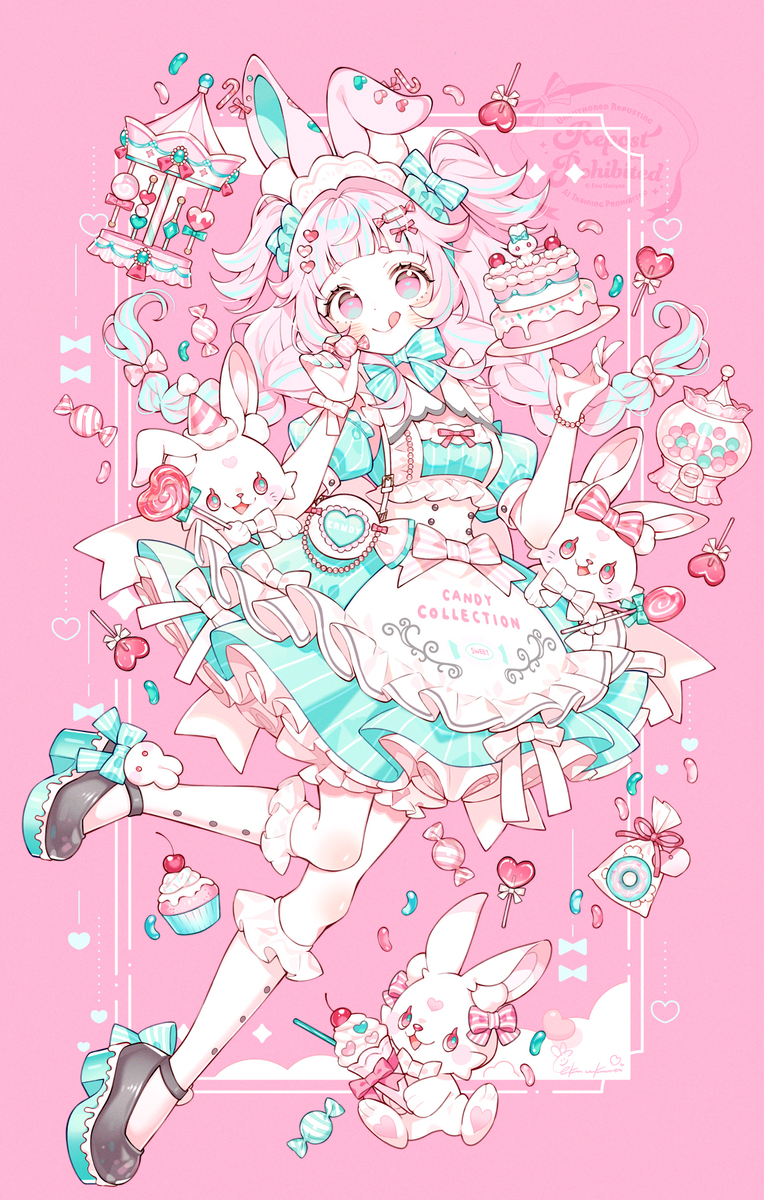 This is a pixiv picture whose title is Candy Collection.