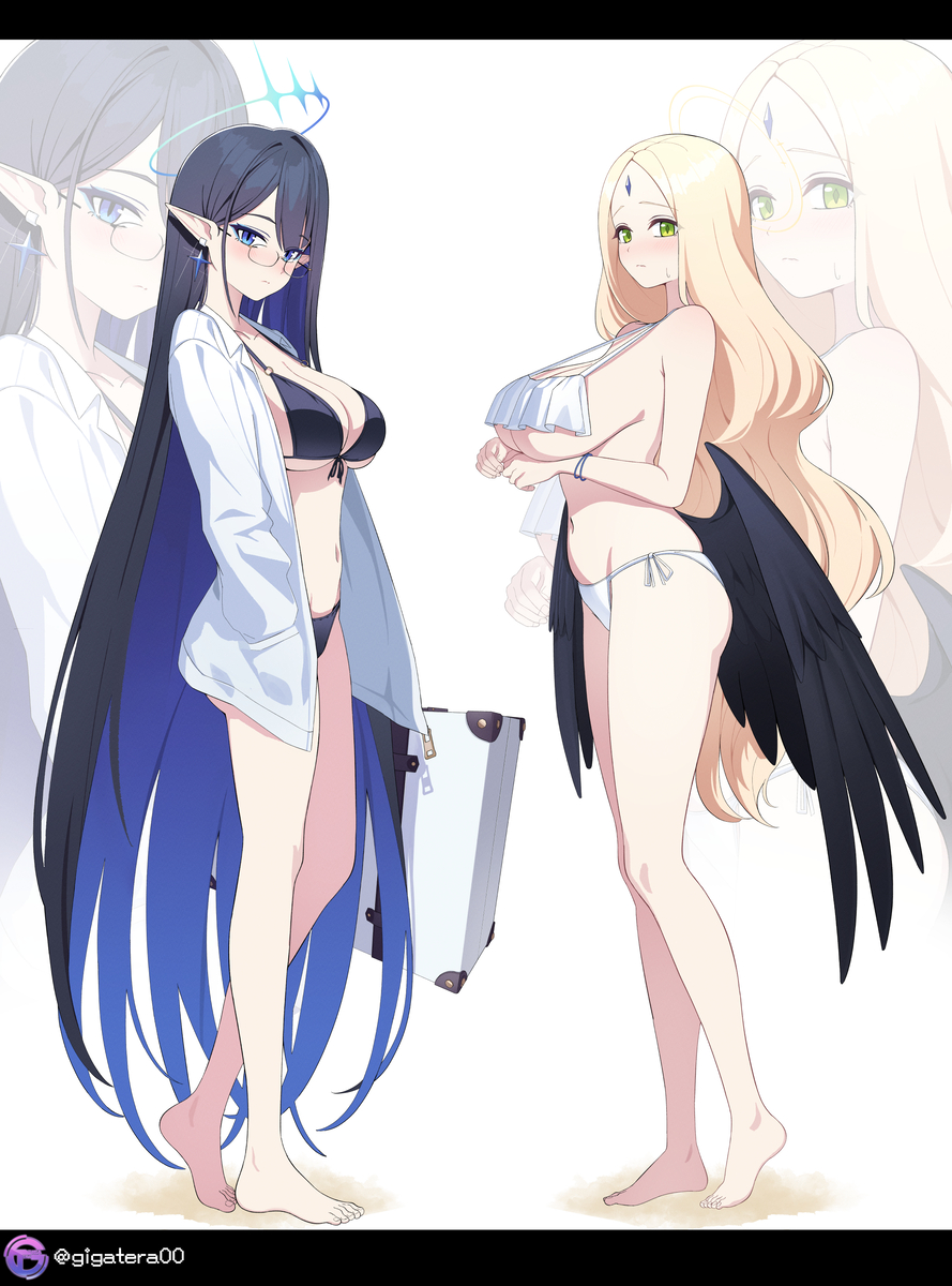 This is a pixiv picture whose title is リンちゃんとアユムちゃん.
