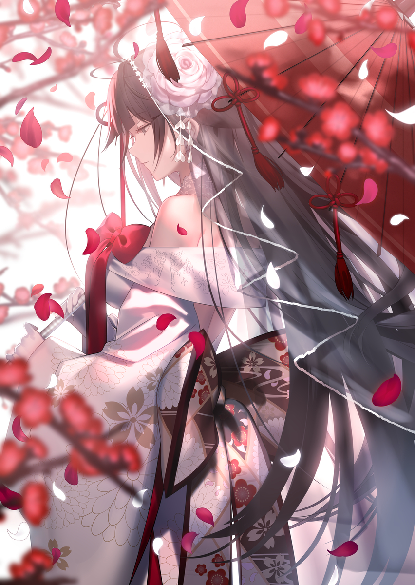 This is a pixiv picture whose title is 唐紅.