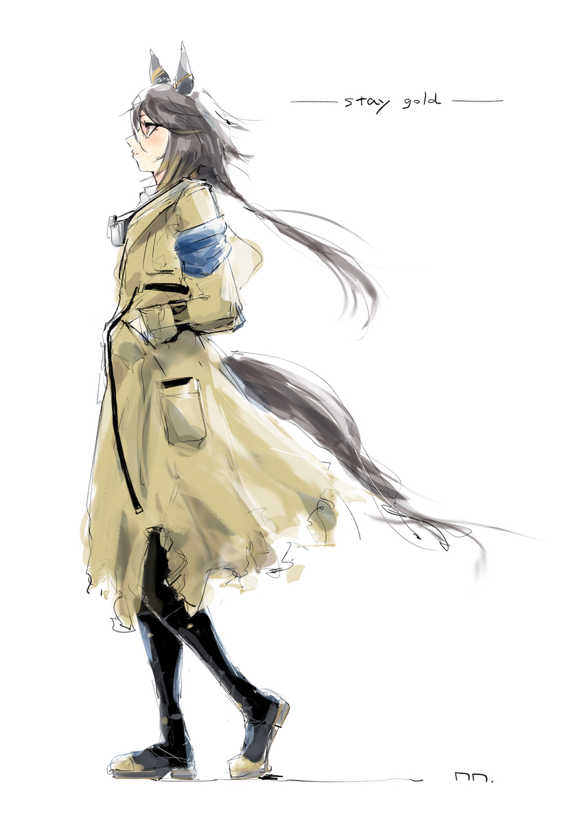 This is a pixiv picture whose title is きっとこの道は、黄金に続いてる.